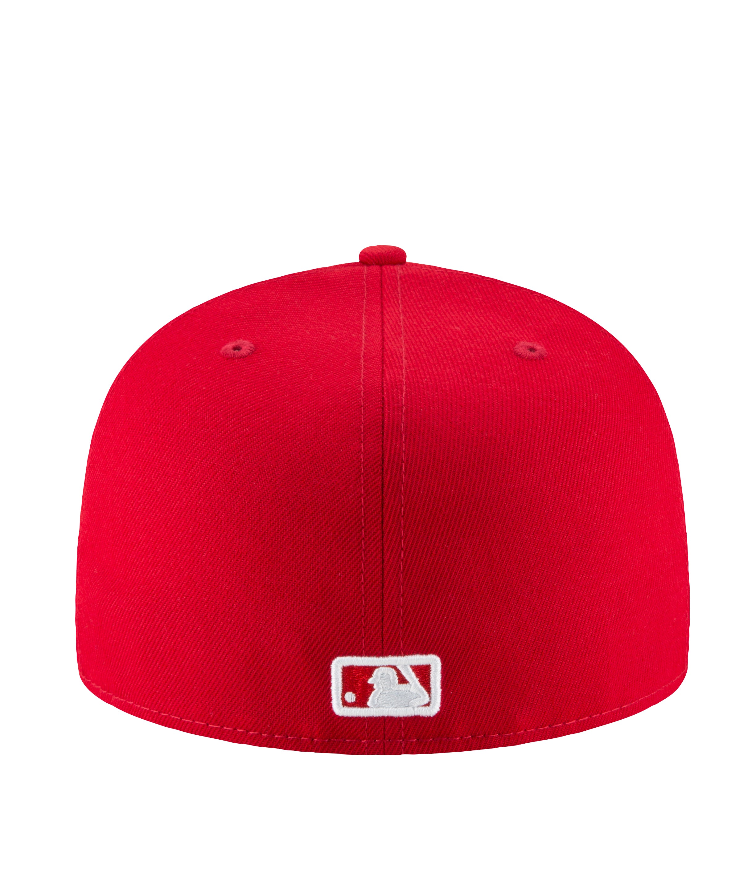 5950 YANKEES WHITE ON RED FITTED HAT
